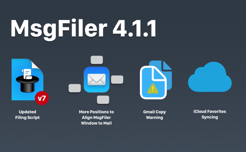 What’s New in MsgFiler 4.1.1